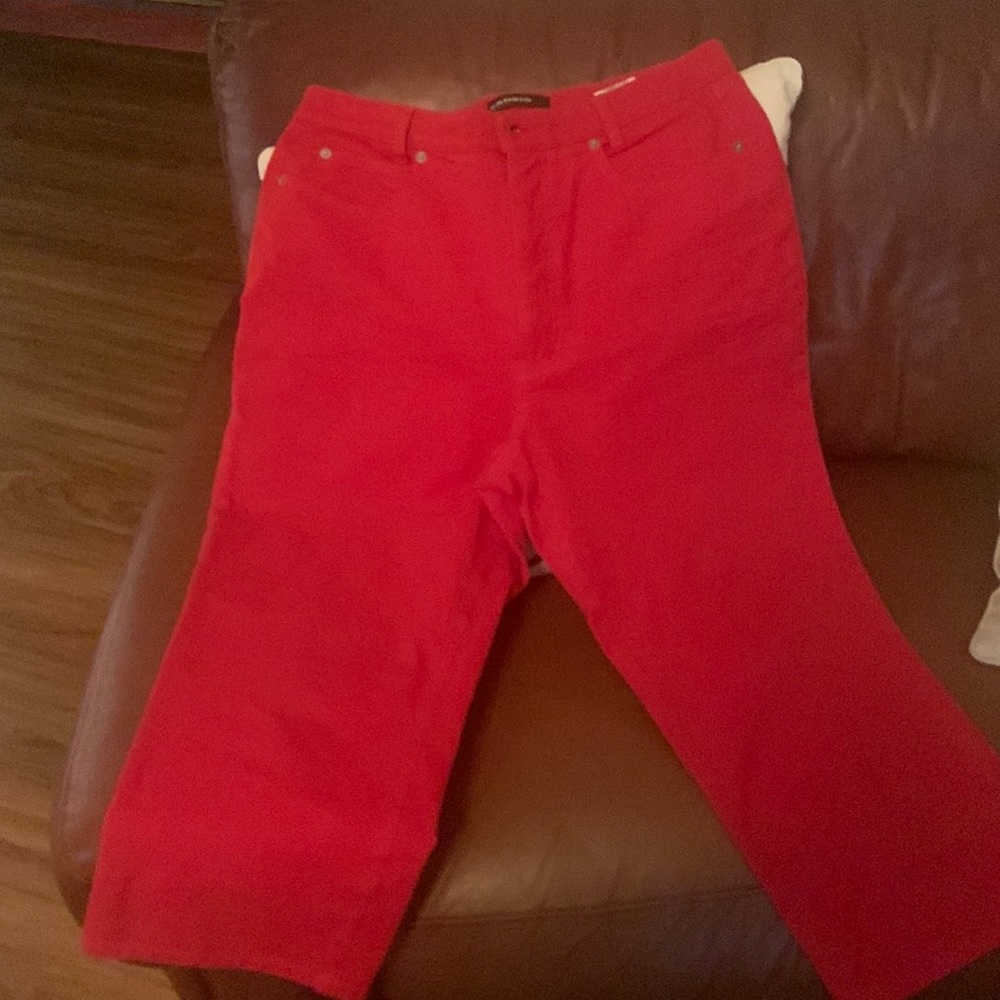 Sexy red Cambo cotton jeans these will show off that juicy booty